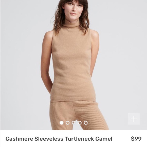 Naadam Sweaters - Naadam cashmere sleeveless turtleneck small NWT